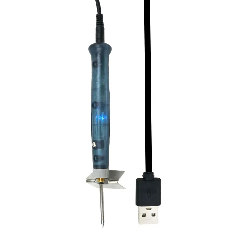 Домашний электрический мини паяльник 5 В 8 Вт портативный USB ручка/наконечник