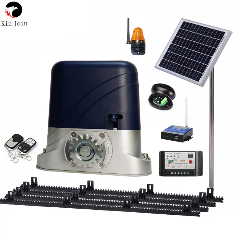 Высокое качество 800 кг привод откатных ворот сверхмощный 2 Пульт дистанционного