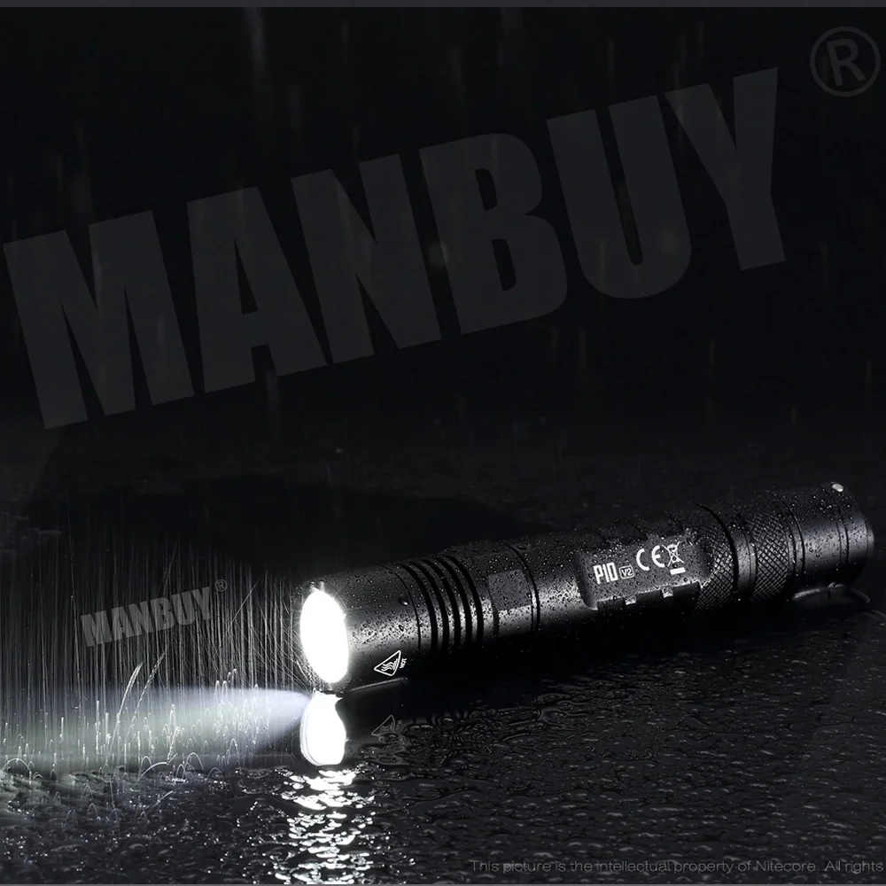 Оптовая продажа светодиодный тактический фонарик Nitecore P10V2 с USB-портом для зарядки