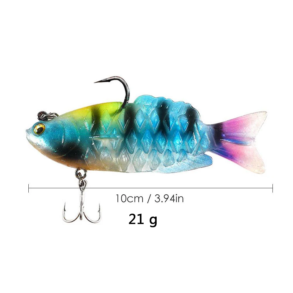 

Bionic Bait Lure Fishing Soft Bait Knotty Bait Lure Package Lead Fish Back Hook Bionic Bait Fishing Fishing Gear Swing Soft Bait