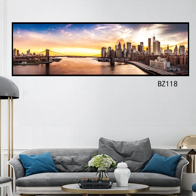 Самоклеящаяся Настенная Наклейка постер современная картина холст декор на