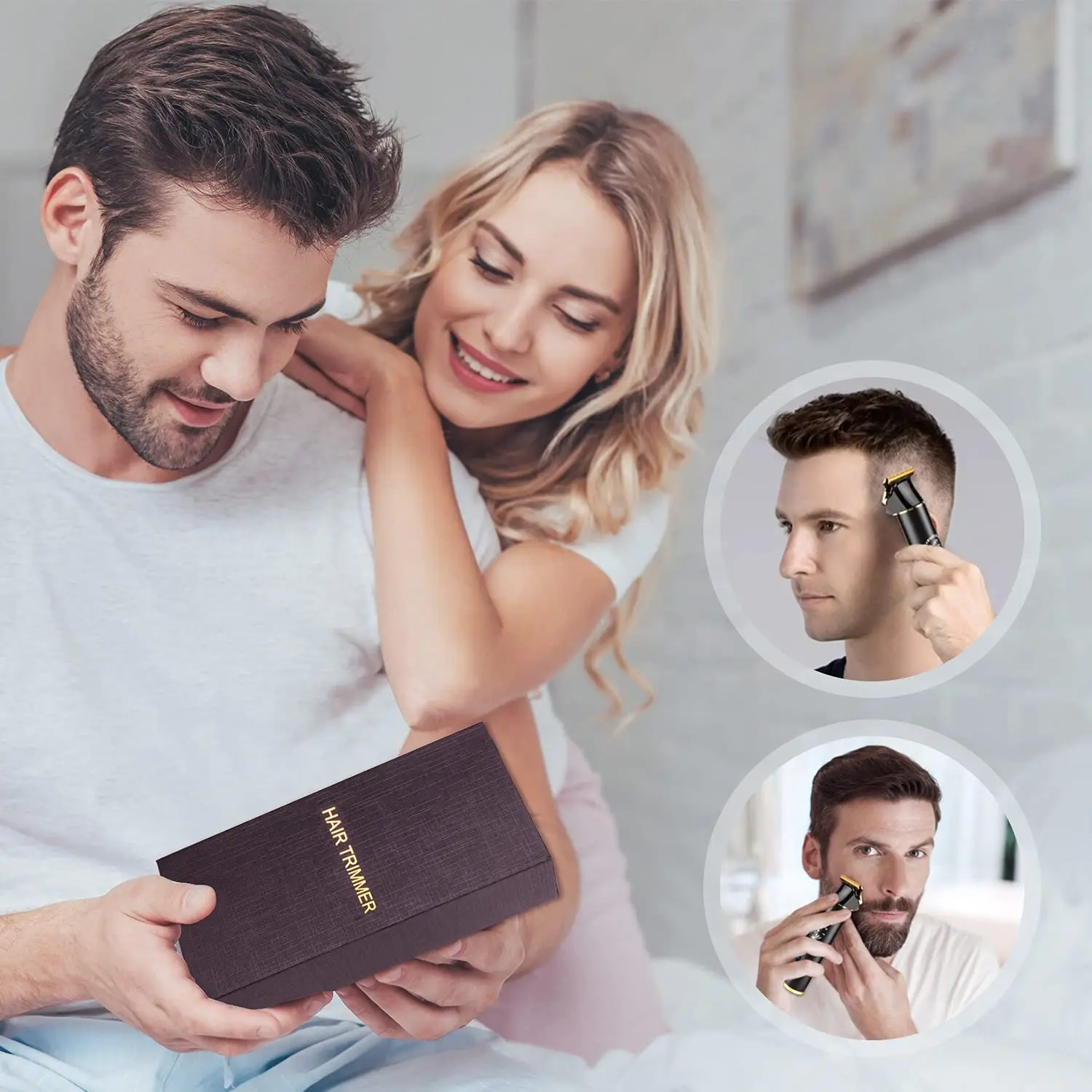 

2021 Hair Trimmer Electric Hair Clippers Shaver Beard Trimmer Professional Men Hair Cutting T Style Machine Rechargeable Barber