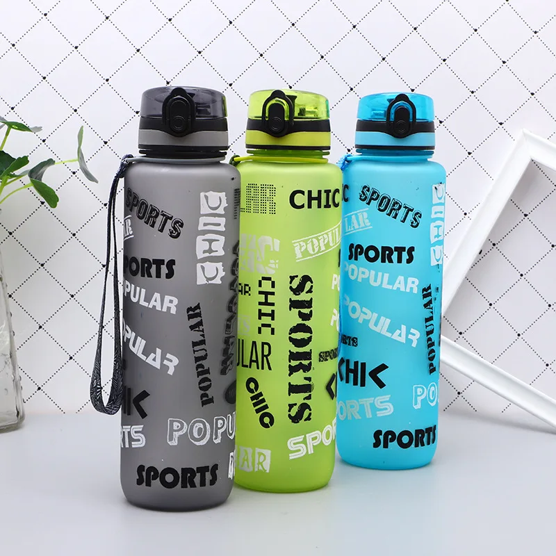 Новый 600 мл Портативный Пластик защита от утечки без бпа мой Детская Спортивная