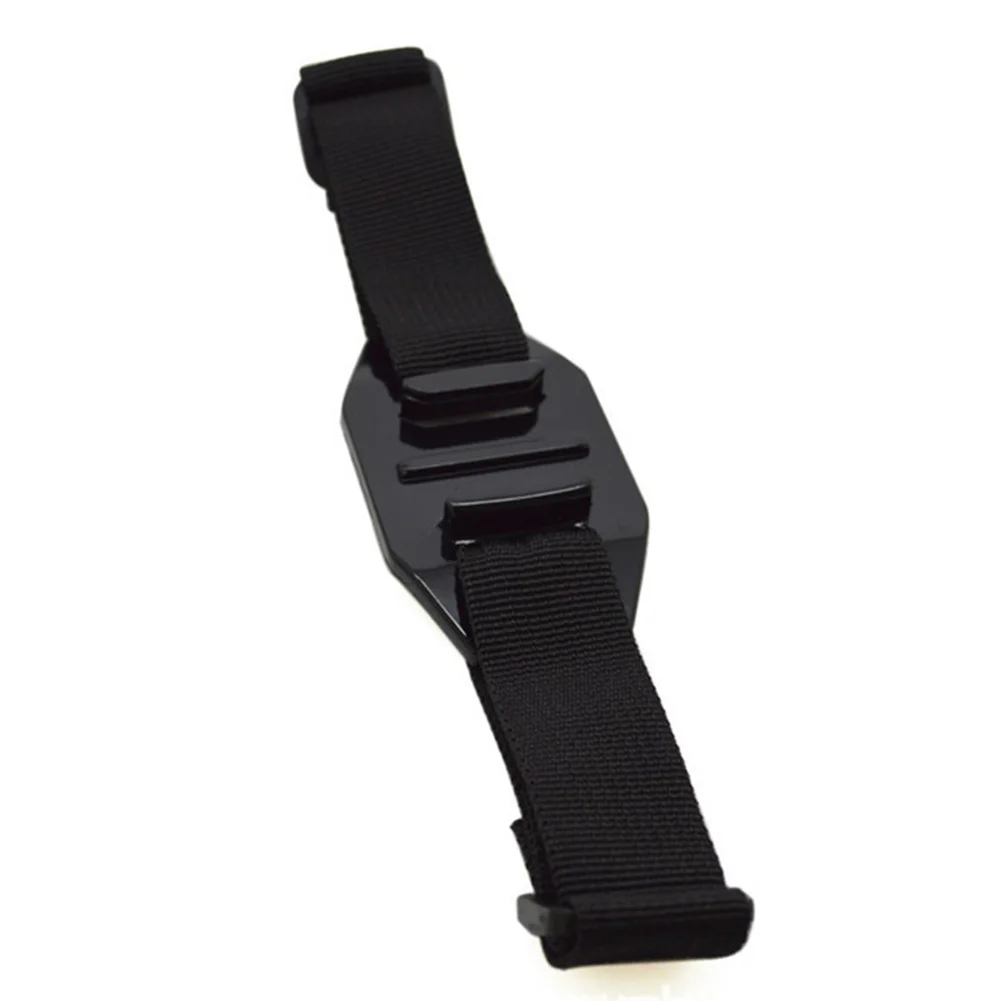 Aksesori Dudukan Kamera Olahraga Aksi Dilepas Sabuk Dapat Disesuaikan Tali Helm Mudah Dipasang Pemegang Sepeda Hitam Awet untuk GoPro