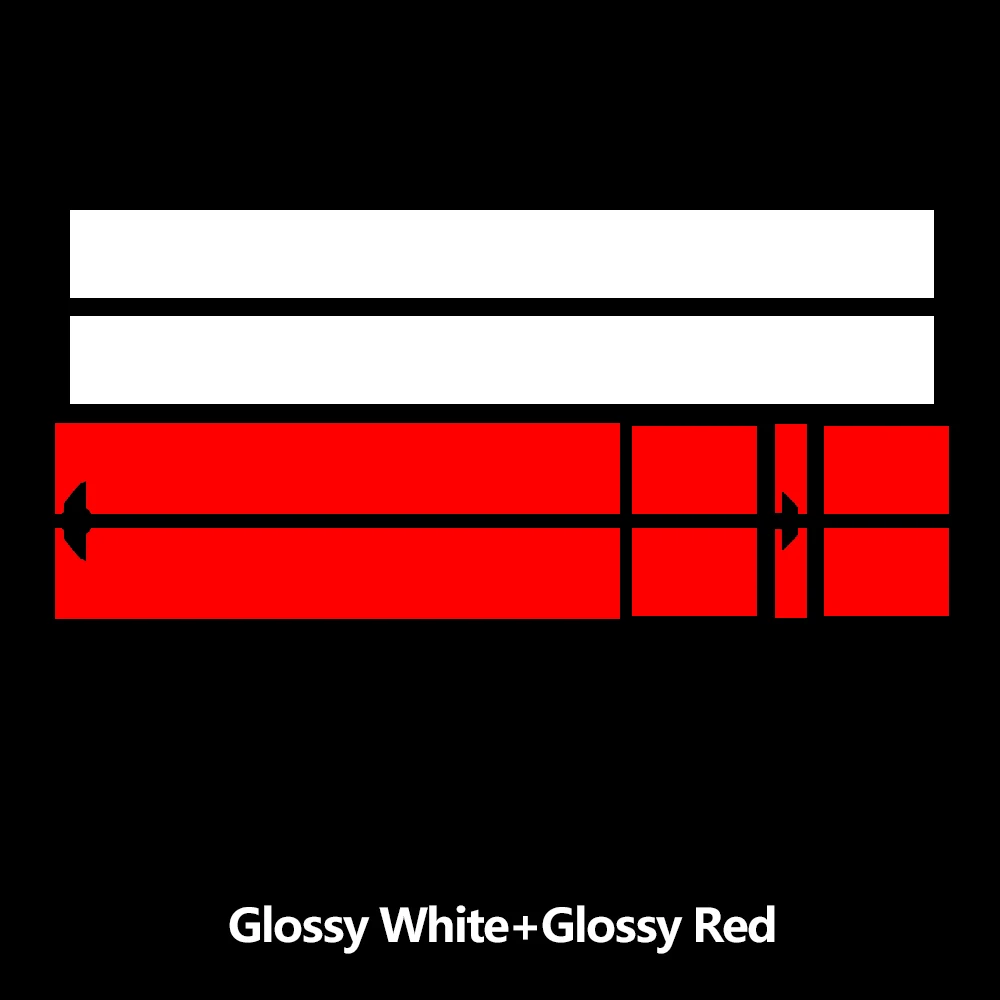 KK white KK red Наклейка на капот автомобиля капот полосы крыши задняя крышка двигателя стикер для мини-купе R58 Cooper S JCW Джон Купер работает аксессуары - Название цвета: KK white KK red