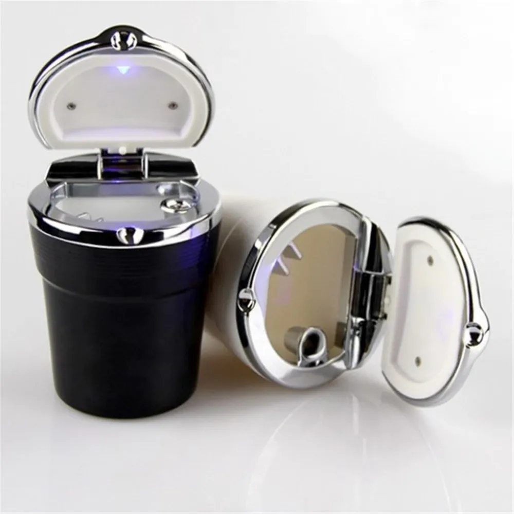 Высокое светодиодный Авто портативная Автомобильная сигарета пепельница