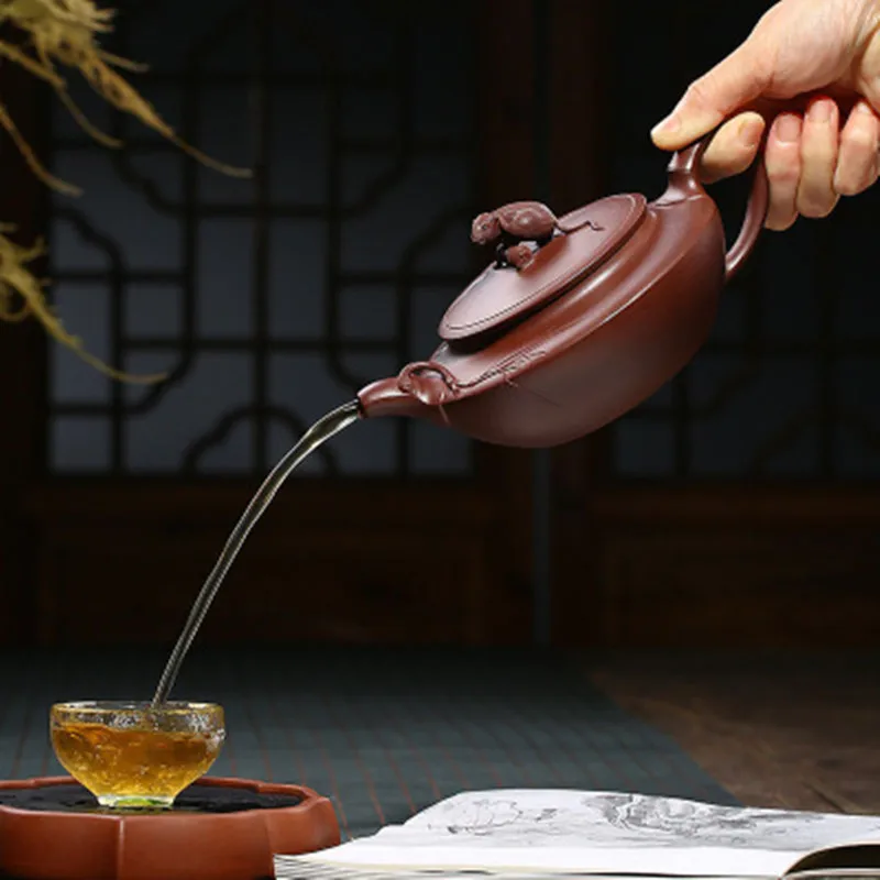

2020 Real Tetera Teapot Yixing Zisha Clay Chinese Porcelain Teapots Tea Pot Ceramic 430ml New Arrived High Quality With Gift Box
