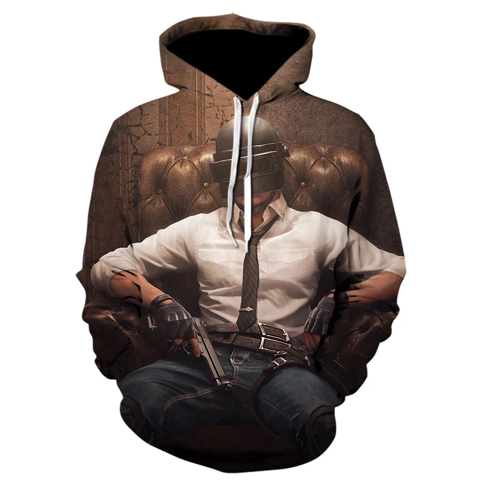 Новые толстовки Funy для мужчин и женщин с 3D принтом PUBG модные популярные свитшоты игр Playerunknown's Battlegrounds