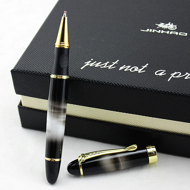 JINHAO X450 Красивая деловая Красная Средняя шариковая ручка, новая офисная деловая школьная Ручка для письма