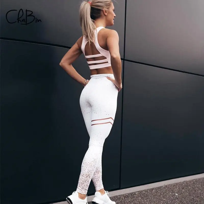 Женские штаны для йоги с принтом фольги полосатые спортивные леггинсы пуш-ап