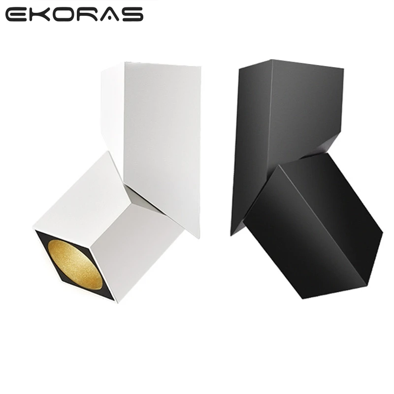 Трековый свети 2020 Новая мода арт куб потолочный светильник поверхностного