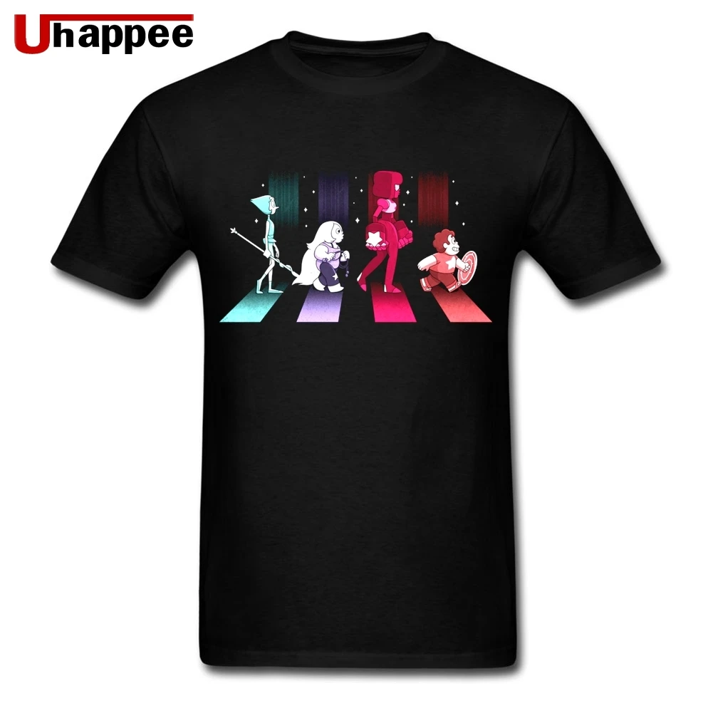 Swagger Steven Universe Tee Homme Slim Fit черные футболки с короткими рукавами и цветным принтом Мужская одежда размера XXXL - Цвет: Черный