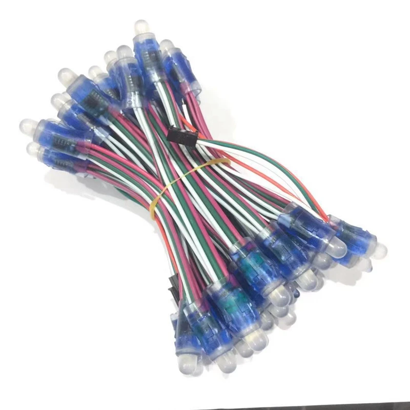 50 шт. 12 мм WS2811 полный Цвет светодиодный пиксель светильник Модуль DC 5V