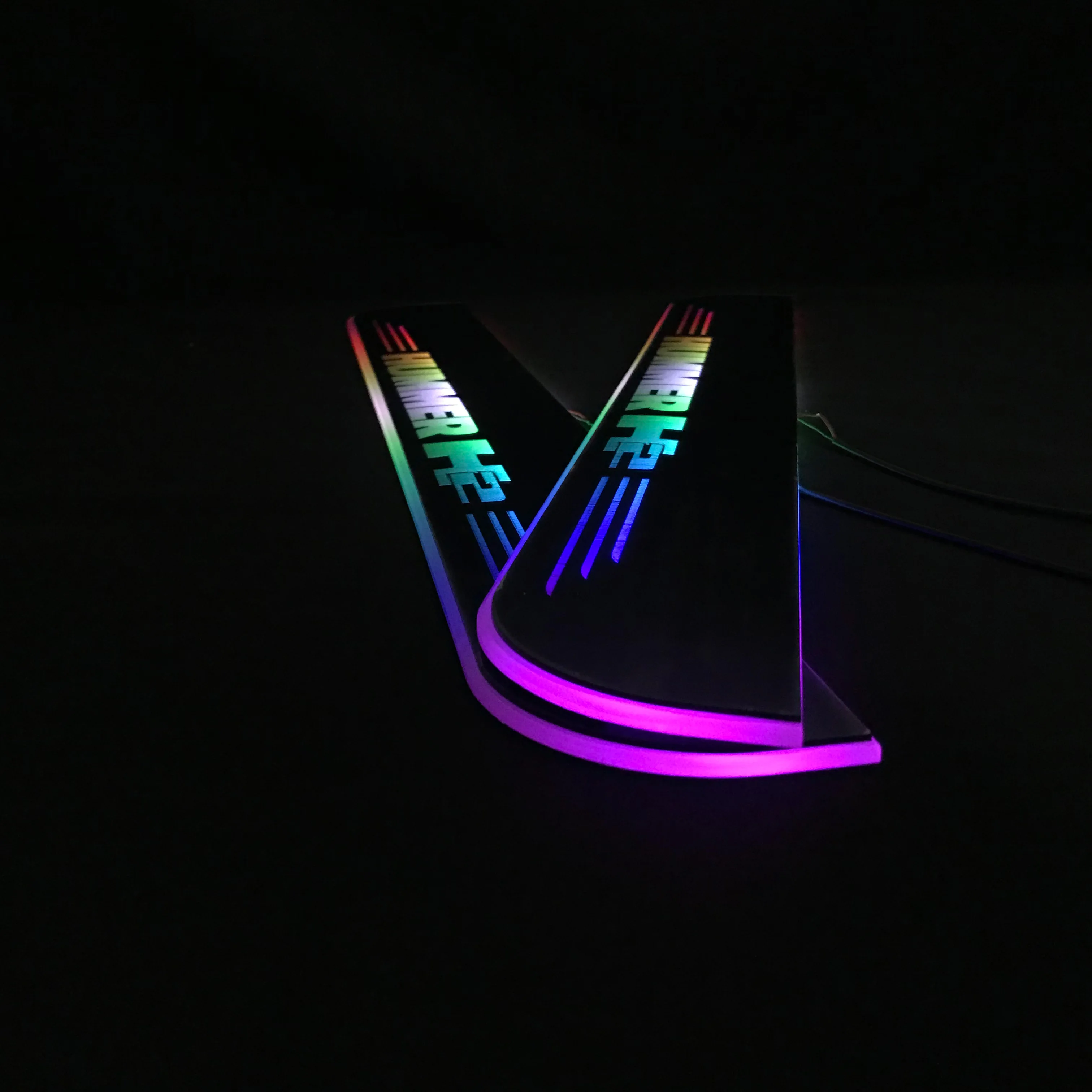 

Acrylic mobile LED welcome scooter wear plate door sill frame path light for for Hummer H2 dedicated Flow/fixed light