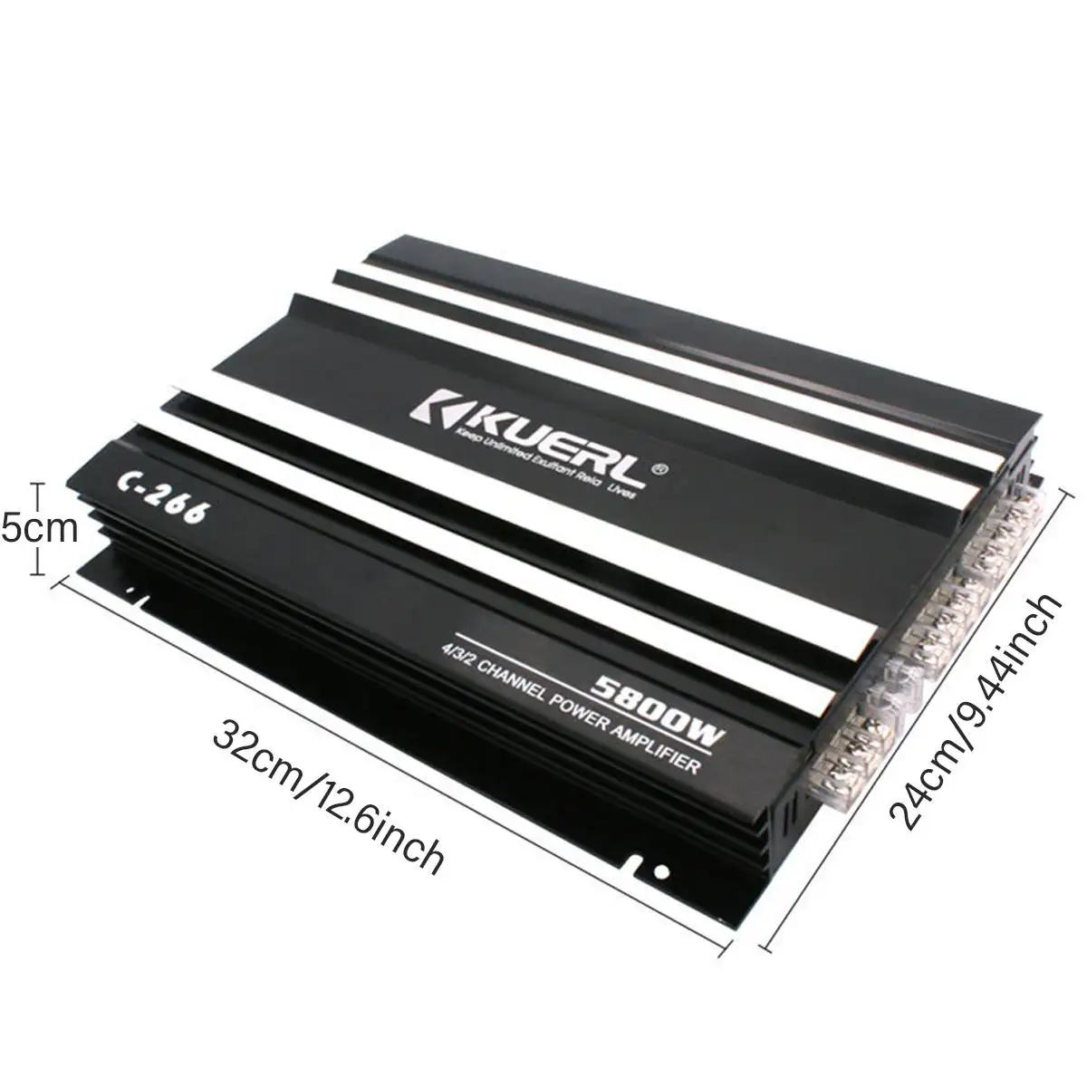 

12V 5800W 4 Channel Car Amplifier Speaker Vehicle Amplifier Power Stereo Amp Auto Audio Power Amplifier Car Audio Amplifier