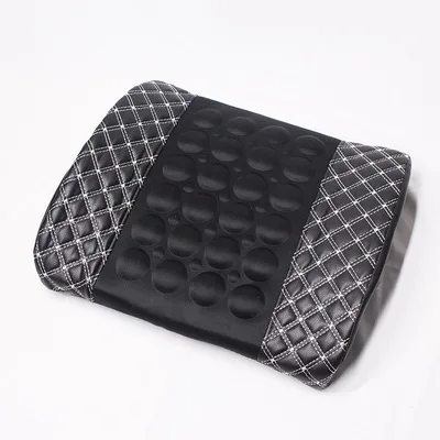 car cushion white Электрический массажер для спины стул Подушка вибратор портативный домашний автомобиль офис для шеи поясницы облегчение боли в пояснице сиденье поясная подставка - Цвет: car cushion white