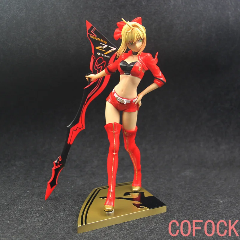 Экшн фигурка саблей Fate Stay Night Нерон Клавдий RACING Tohsaka Rin сексуальная модель куклы