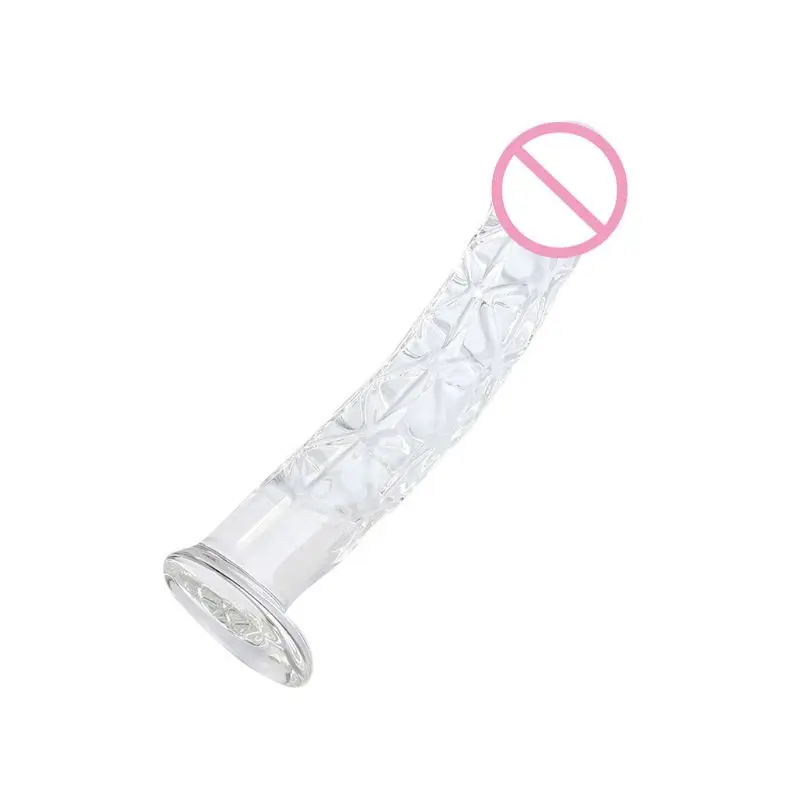 Водонепроницаемый прозрачный фаллоимитатор Анальная пробка женский мужской