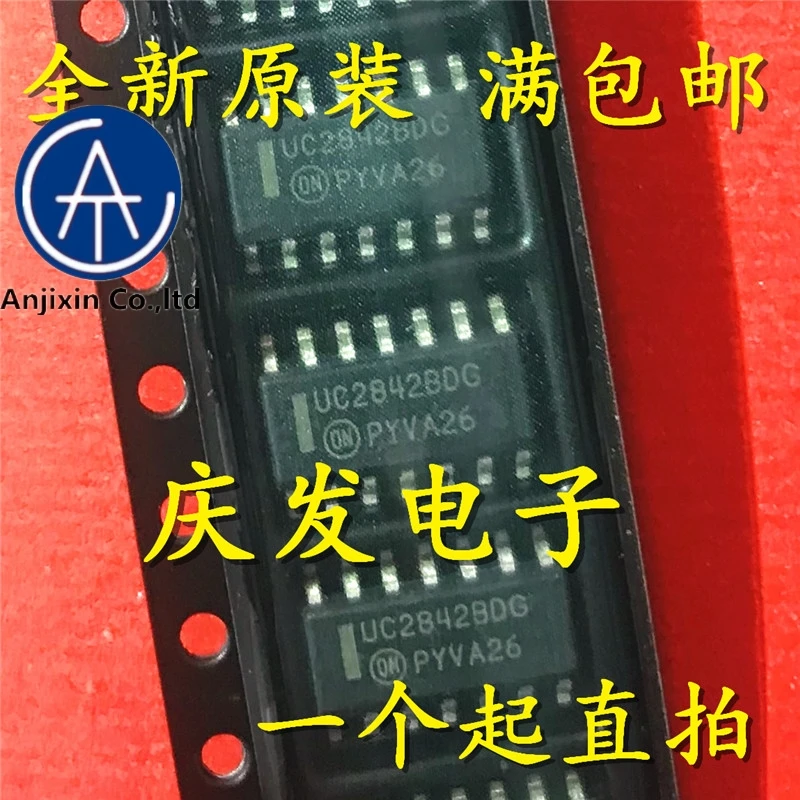 

10pcs real orginal new in stock UC2842BDG UC2844 UC2842BDR2G SOP14