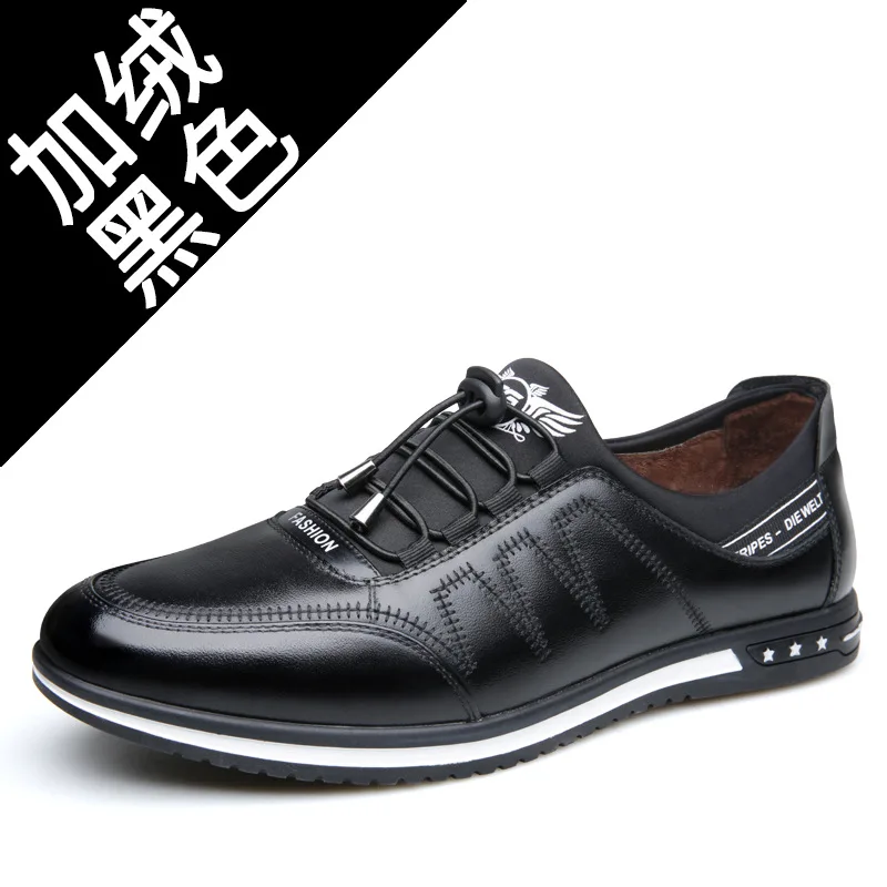 

Men Genuine Leather Oxfords Shoes British Style Male Footwear Business Driving Casual Lace Up Shoes Outdoor Comfy Fashion Soft