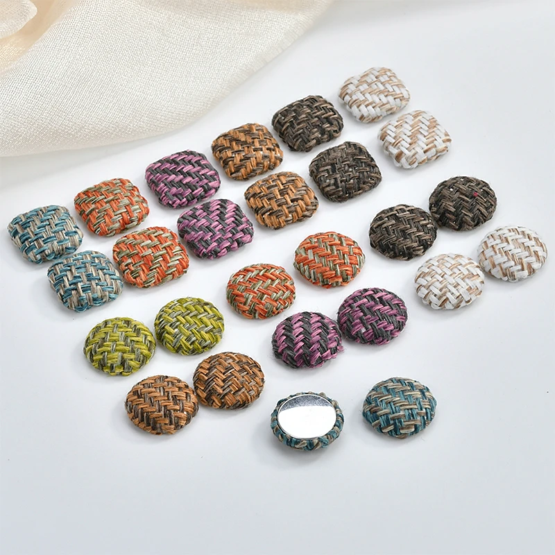 

Квадратный круглый винтажный праздничный стиль DIY наушник материал аксессуары 10 шт.