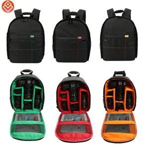 waterproof camera bag photo cameras backpack for canon nikon sony xiaomi laptop dslr portable travel tripod lens pouch video bag free global shipping