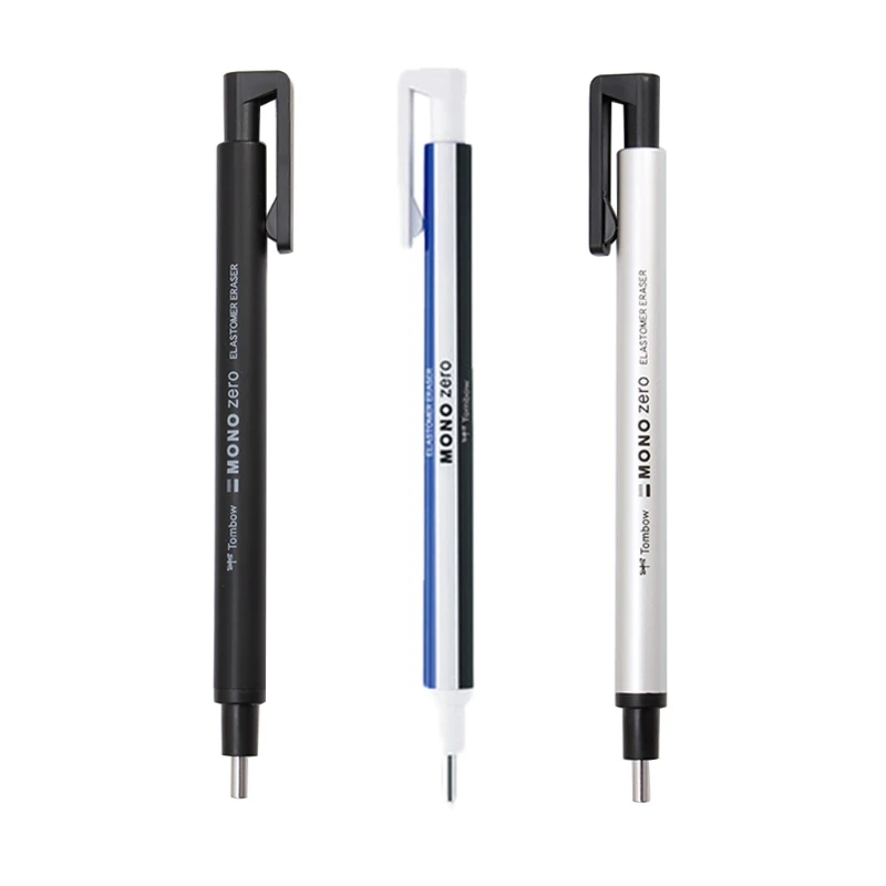 Ластик с круглым наконечником запасная упаковка ультратонкий карандаш из резины