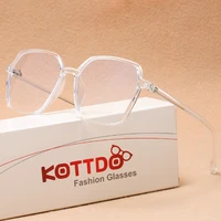 vintage women men transparent eyeglasses optical anti blue light myopia glasses frame classic spectacle eyewear square
