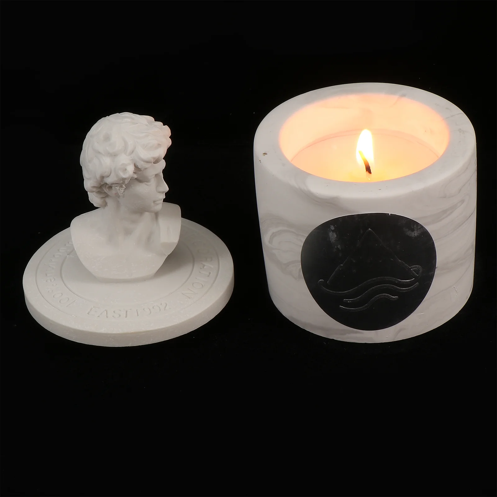 1 шт. Изысканная Статуэтка ароматическая свеча декоративная Ароматизированная