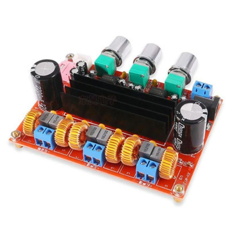 

TPA3116D2 Sound Power Amplifier Board 50W x2 +100W 2.1 Channel Digital Subwoofer Power Amplifier Board DC12V-24V