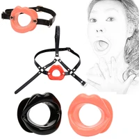 3 types open mouth gag sex toys for woman rubber leather o ring mouth gag bdsm bondage restraints sex tools adult games