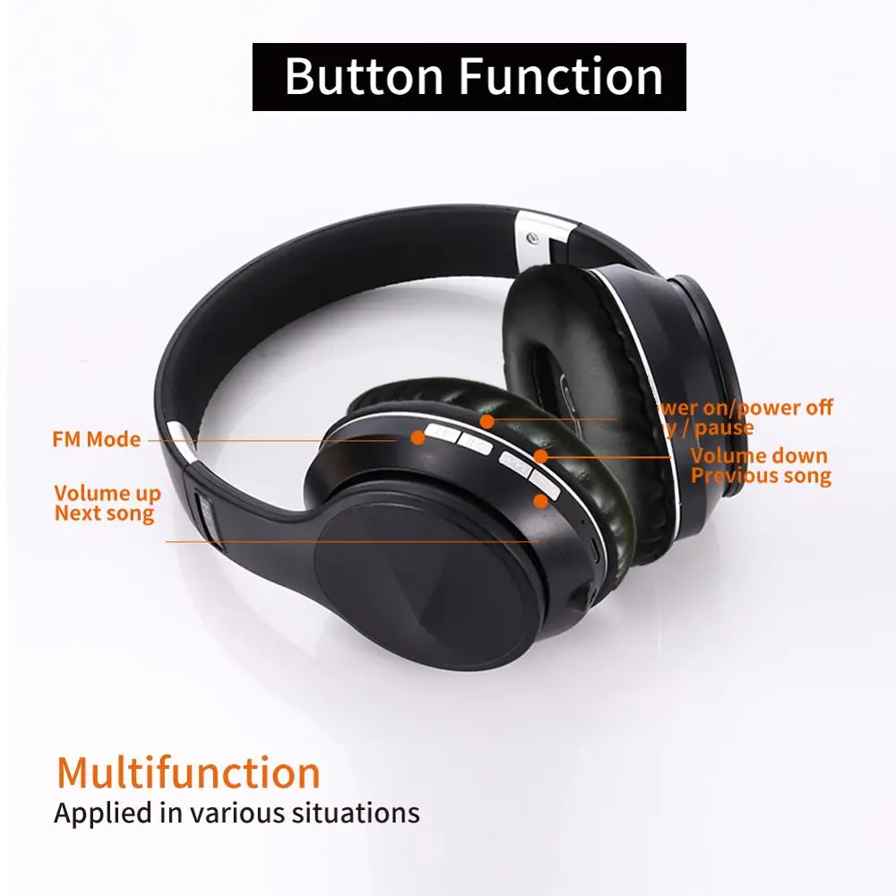 Беспроводные Bluetooth наушники Tourya B4 с микрофоном и поддержкой TF карты|earphones with