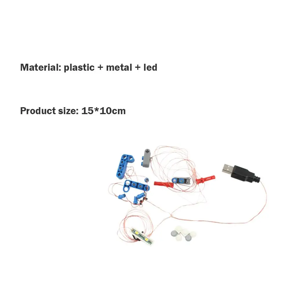 

LED Lighting Decorative Set DIY Building Block Lighting Decoration Kids Gifts Environmental Protection and Durability