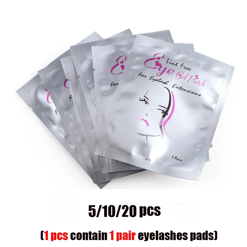 

5/10/20 Under Eye Gel Pads Eyelash Extension Eye Paper Patches Grafted Lashes Eye Stickers Lint Free Salon Eyelashes Makeup Tool