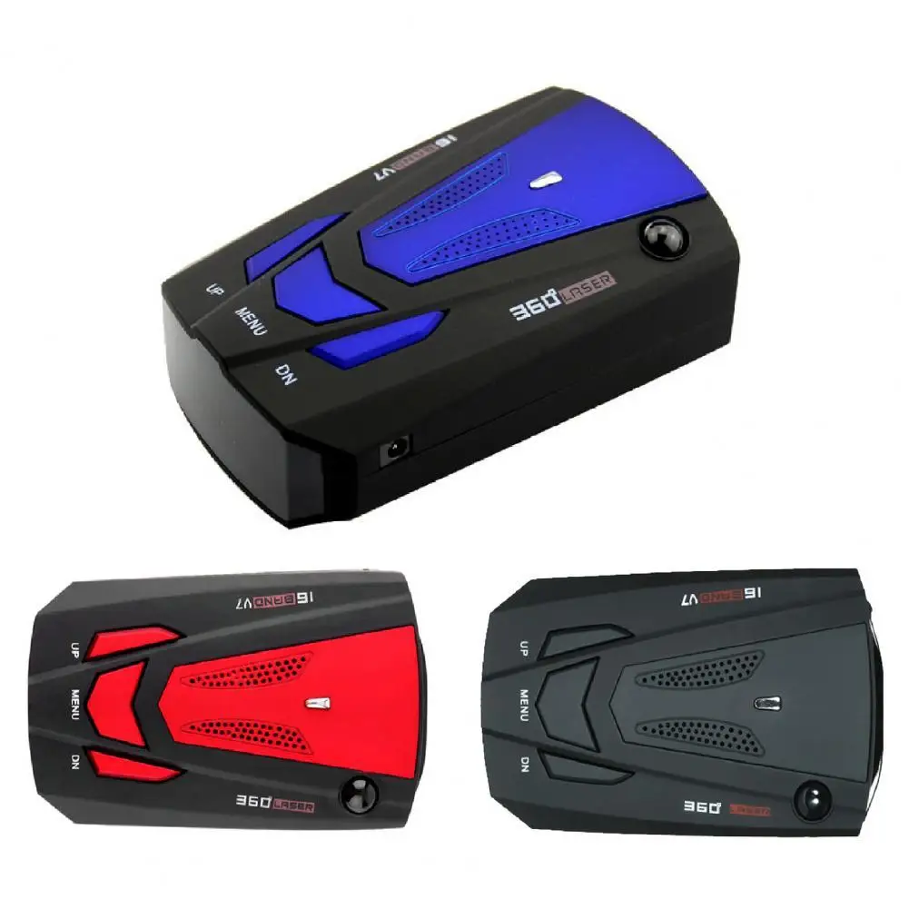 

V7 12V 360 Degrees Speed Radar Detector Long Range Voice Alert Laser Radar Detector for Vehicles 360-degree Radar Detector