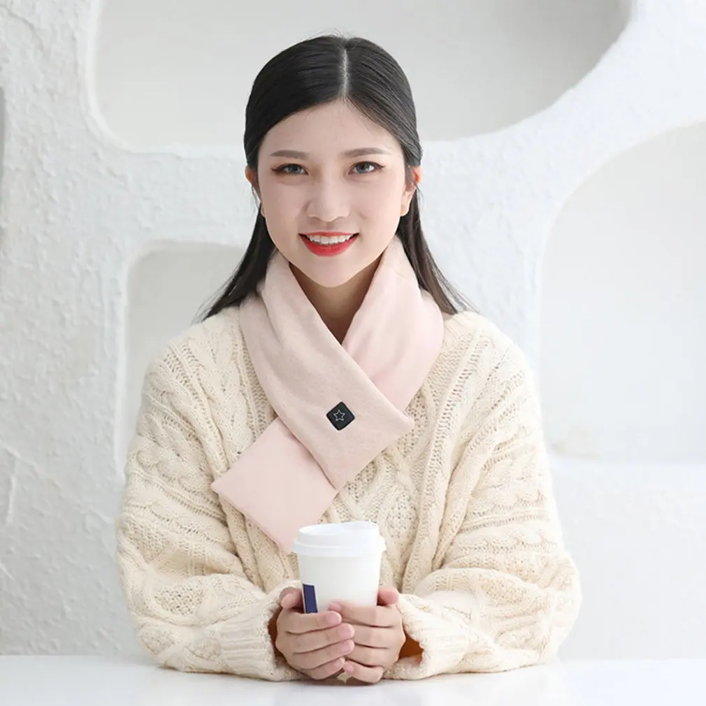 

Winter adult Children Scarf Boy Girls Warm Scarves Baby Down Filling Collar Scarf Neck Warmers Neckerchief Solid Color heated