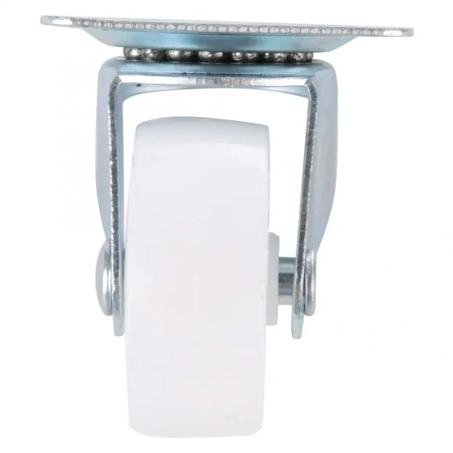 4 шт./компл. ролики белое фиксированное колесико из полипропилена диаметром