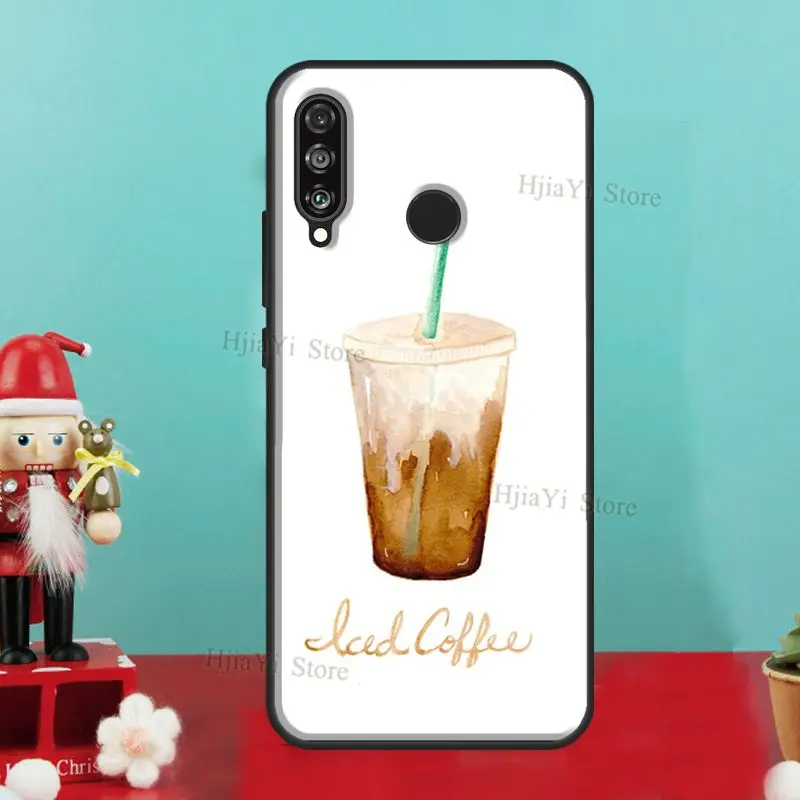 Coffee Wine Cup Case For Huawei P30 Lite P40 P20 Pro P Smart Z 2019 Nova 5T Honor 50 10 Lite 10i 8X 9X 8A images - 6