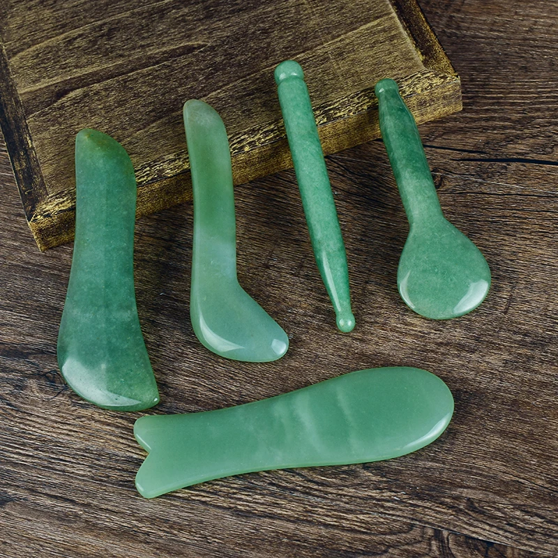 100% Natural Dongling Jade Big Size Triangle Guasha Scraping Board Beauty Salon Massage Plate Good Quality |