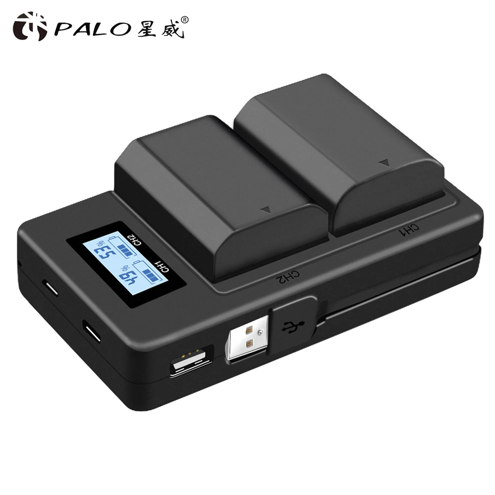 Умное быстрое зарядное устройство PALO NP-FZ100 NPFZ100 2280 мАч 7 2 В/USB для Sony BC-QZ1 sony a9 a7R III a7