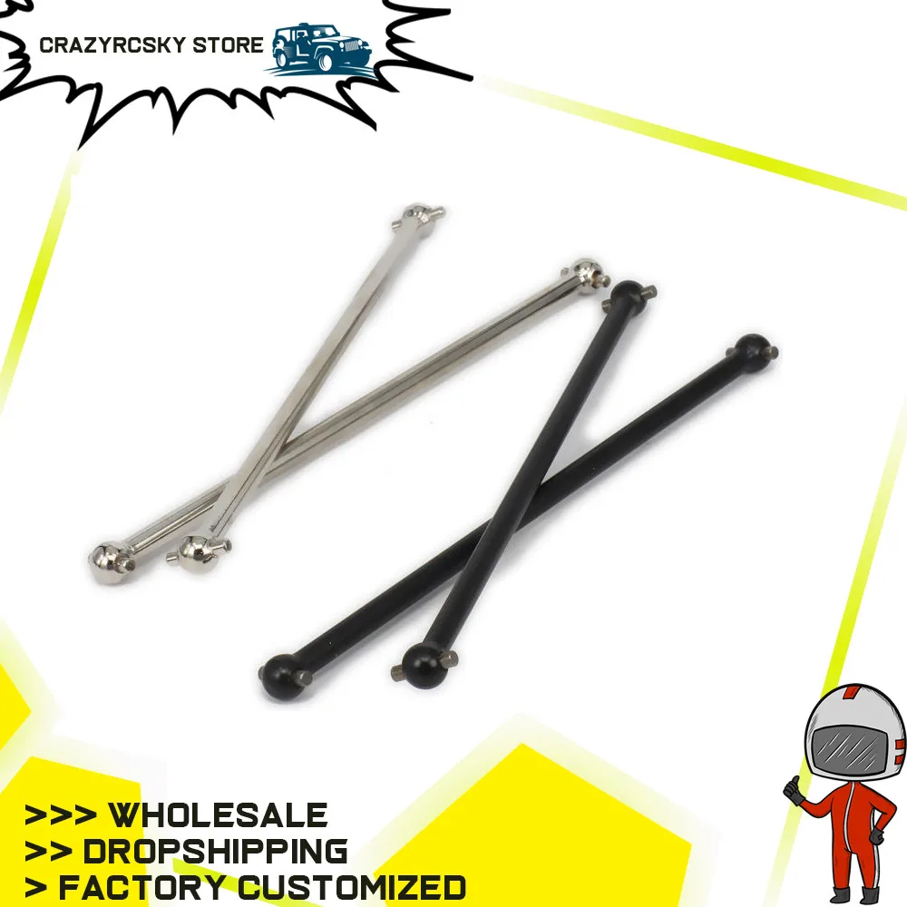 Сплав 2 шт. Dogbone 61 63 70 77 84 87 89 5 101 мм Универсальный вал для 1/10 RC автомобиля HPI HSP Traxxas Losi