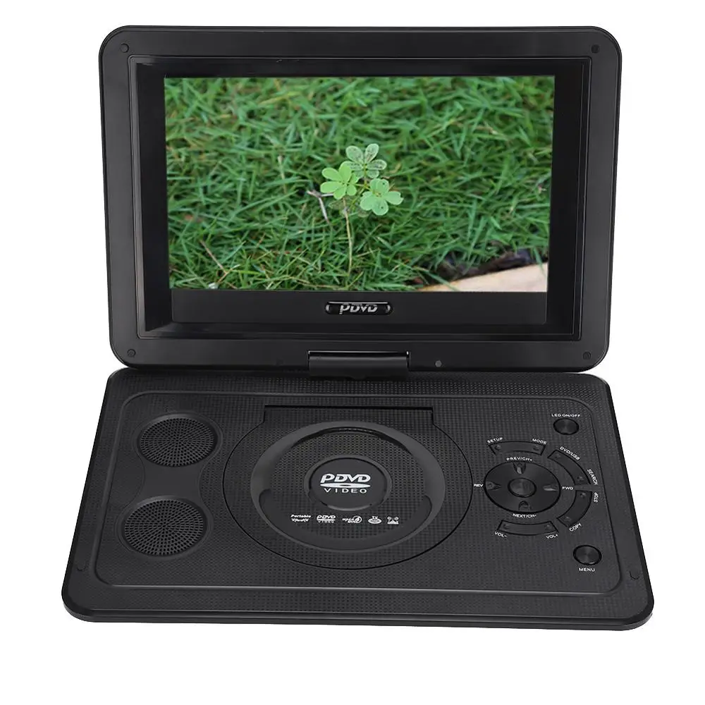 13,9 дюймов HD tv Портативный dvd-плеер 800*480 разрешение 16:9 ЖК-экран 110-240 в разъем АС VCD CD CD-R dvd-плеер