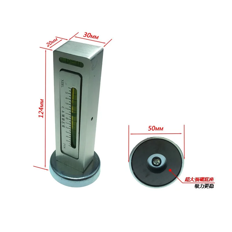 Магнитный измерительный прибор рулетка для регулировки положения четырех колес
