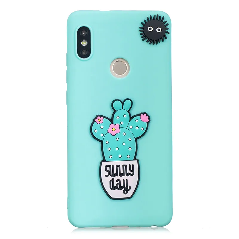 3D Единорог кактуса мягкий TPU чехол для Xiaomi mi A3 A1 A2 Lite mi 9T Red mi Примечание 8 7 6 5 K20 Pro 4 4X 5A 6A 4X S2 Red mi 7 Чехол - Цвет: A
