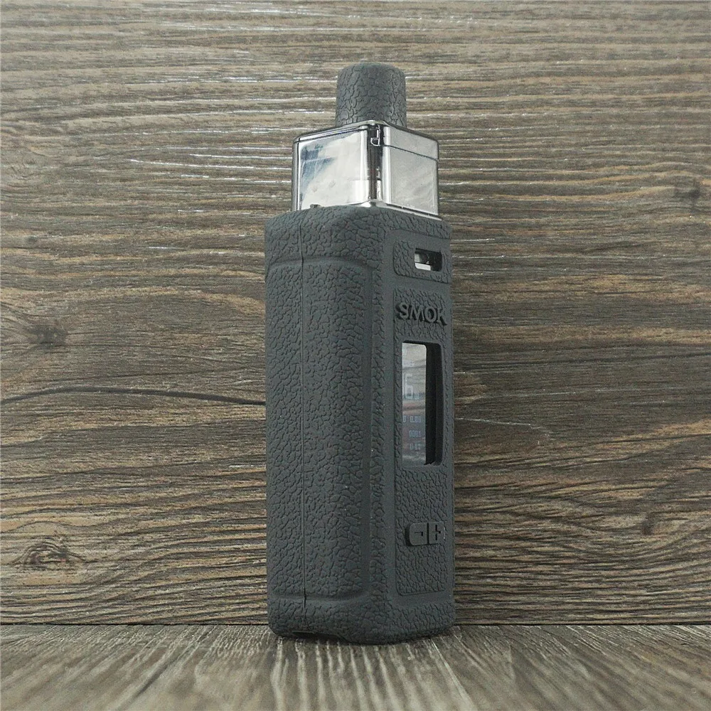 Черный прозрачный силиконовый резиновый защитный чехол для Smok G-priv матовый