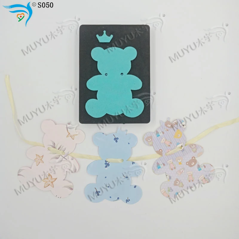 Корона медведь DIY новая деревянная форма для скрапбукинга Толщина/15 8