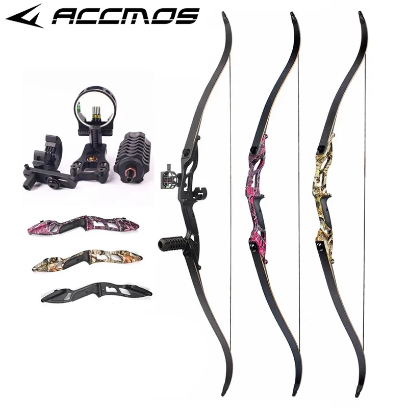 

56inch 30-50 lbs F179 Recurve Bow RH American Hunting Bow Traditional Long Bow Hunting For Outdoor Shooting Practice