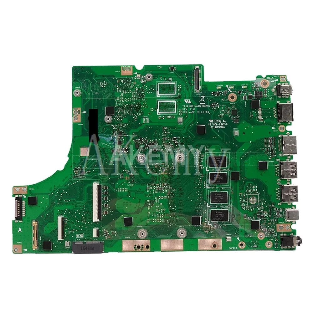 Материнская плата Akemy TP501UA Com 4G RAM I3 6100CPU для ASUS TP501U TP501UQ TP501UAM TP501UAK TP501UJ материнская
