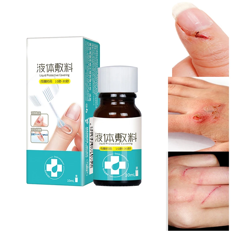 

Waterproof Liquid Band 10ml for Adult Kids Transparent Liquid Bandage Plaster Cut Wounds Healing Gel SK88