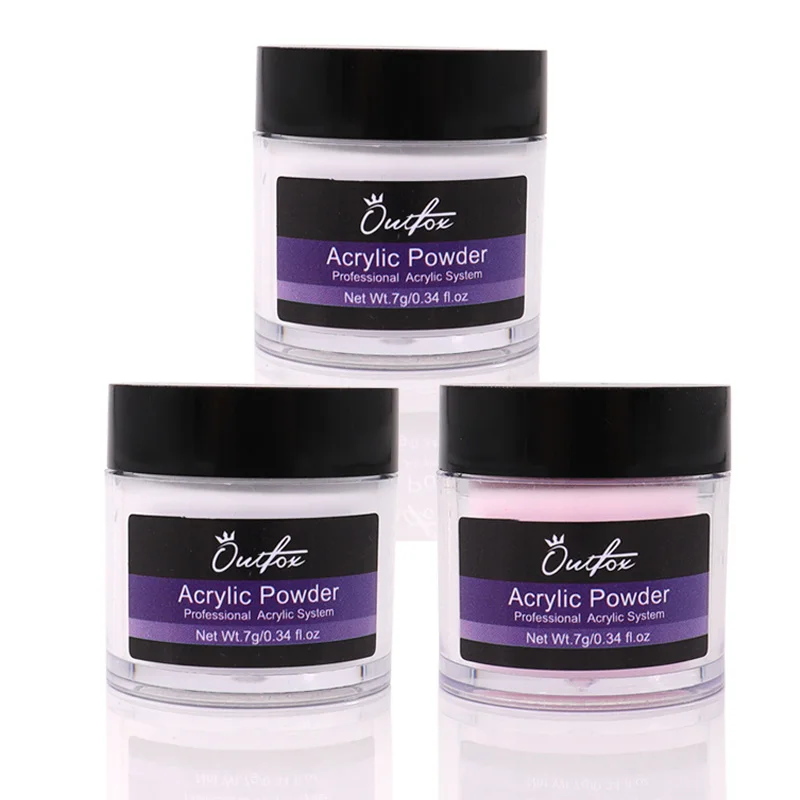 6 шт./компл. акриловый порошок жидкий шлейф набор для наращивания ногтей